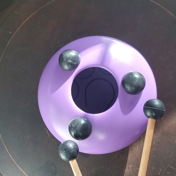 🎉Host Pick🎉🎉 NEW Purple Tongue Drum with 2 mallets New purchase w/o tags - Picture 4 of 7